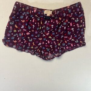Love J Women's Athletic Shorts - Multicolor Candy Print